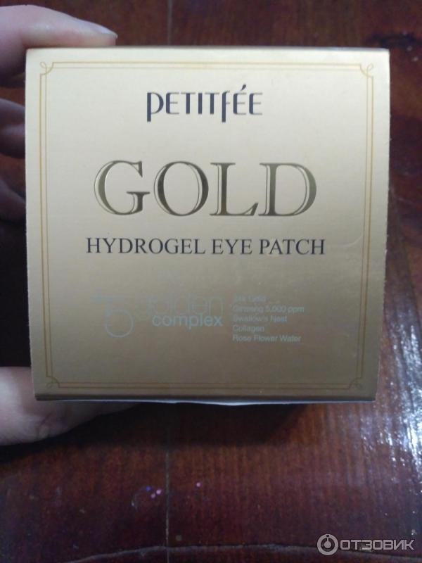 Гидрогелевые патчи Petitfee Gold Hydrogel Eye Patch фото