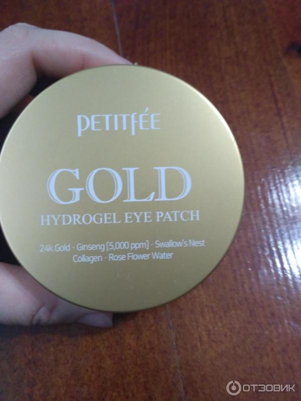 Гидрогелевые патчи Petitfee Gold Hydrogel Eye Patch фото