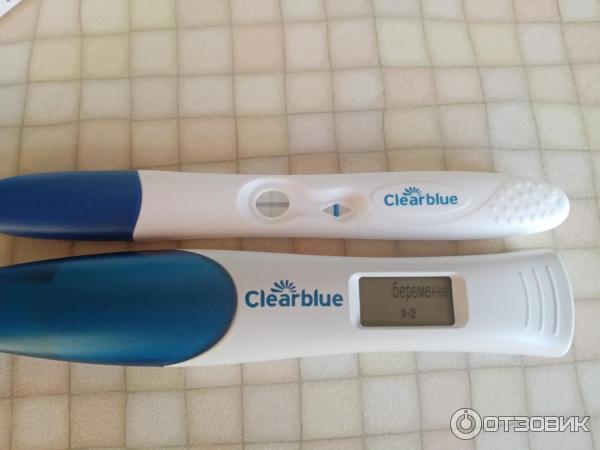 Тест на беременность Clearblue Plus Результат за 5 дней до задержки менструации 81639468