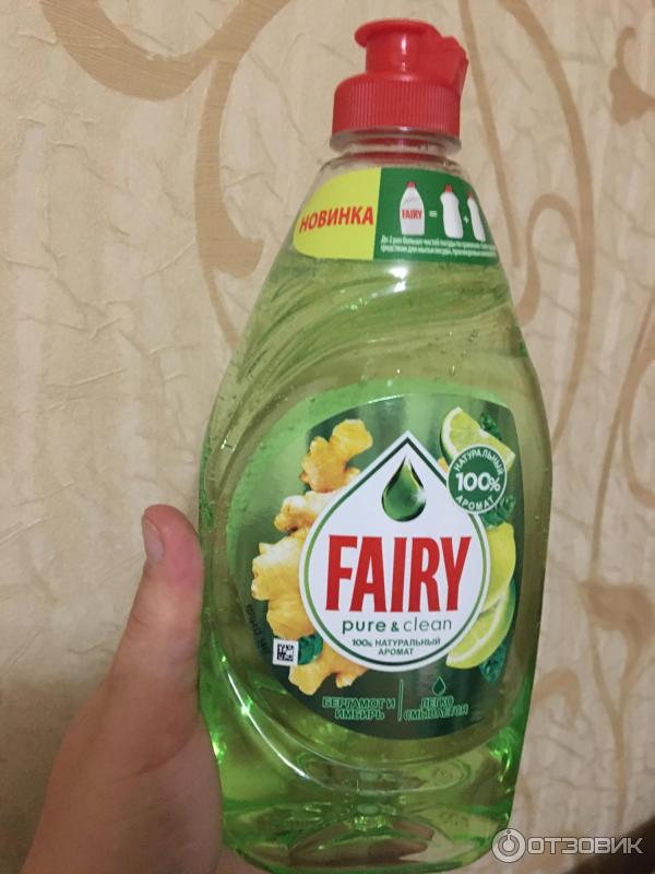 Средство для мытья посуды Fairy Pure&clean фото