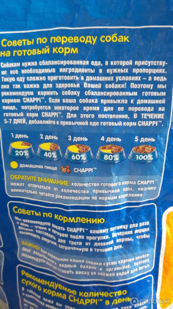 Отзыв о Корм для собак Chappi Не экономьте на любимцах!