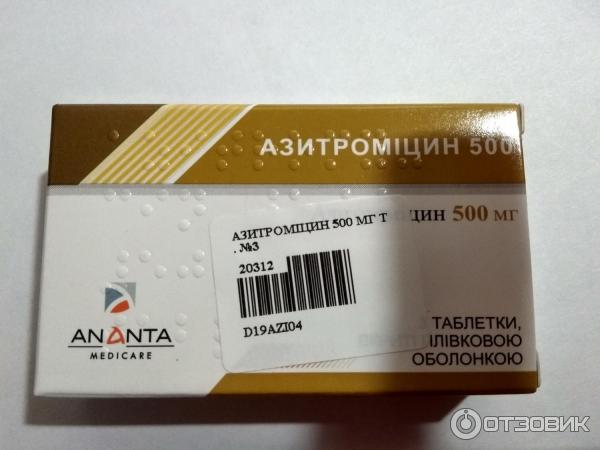 Антибиотик Ananta Medicare Азитромицин