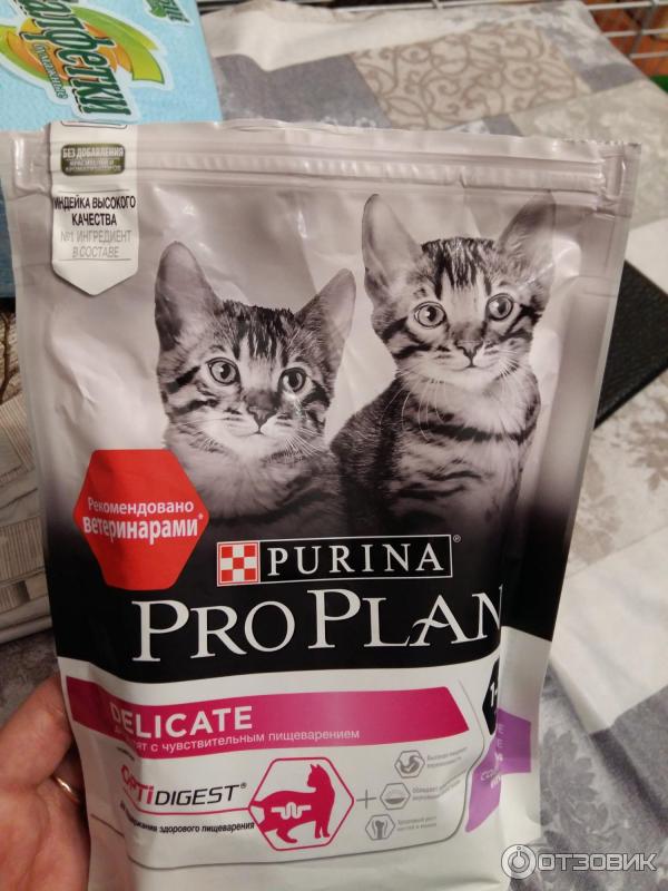 Сухой корм для котят Proplan Purina Delicate фото