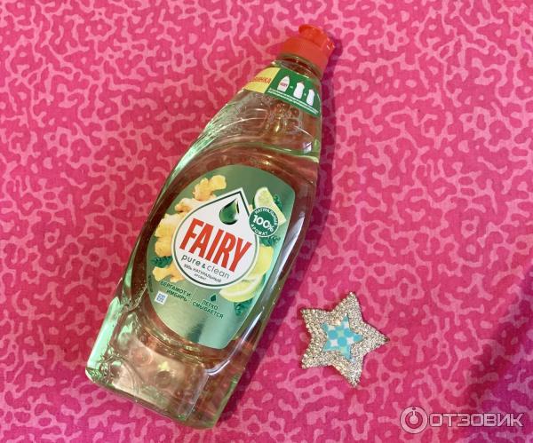 Средство для мытья посуды Fairy Pure&clean фото