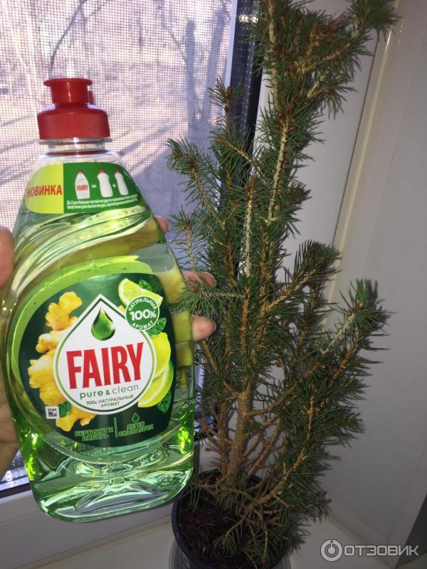 Средство для мытья посуды Fairy Pure&clean фото