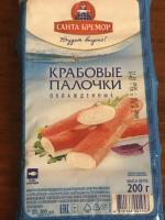 Крабовые палочки охлажденные "Санта Бремор" фото