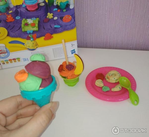 Набор пластилина Play Doh Замок мороженого фото