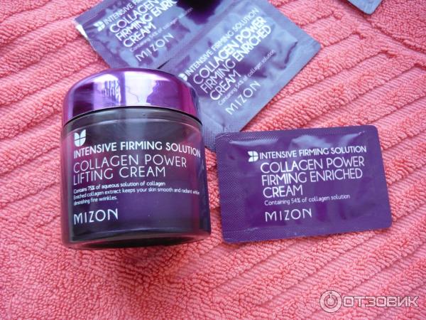 Укрепляющий коллагеновый крем Mizon Collagen Power Firming Enriched Cream фото