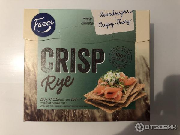 Сухарики Fazer Crisp Rye фото