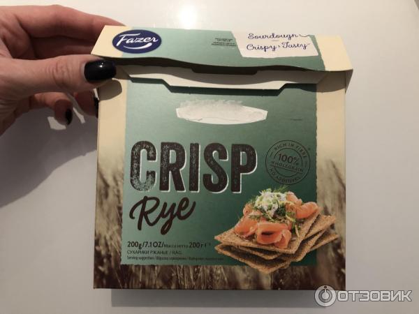 Сухарики Fazer Crisp Rye фото