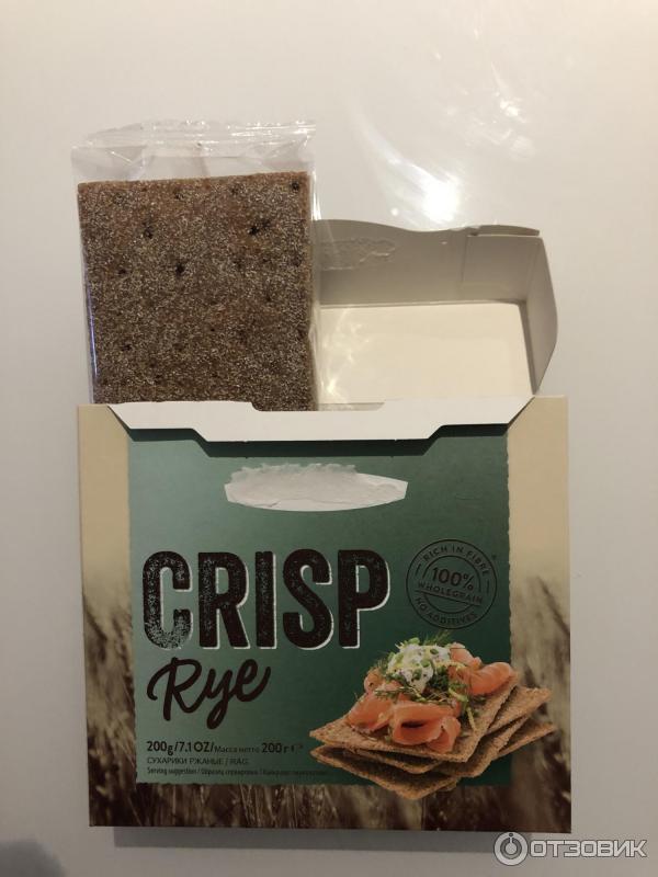 Сухарики Fazer Crisp Rye фото