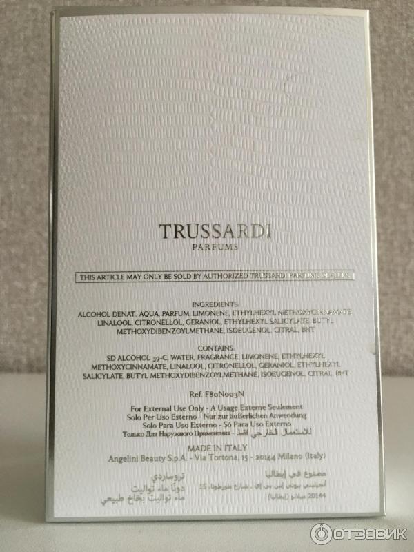 Trussardi Donna Eau de Toilette.