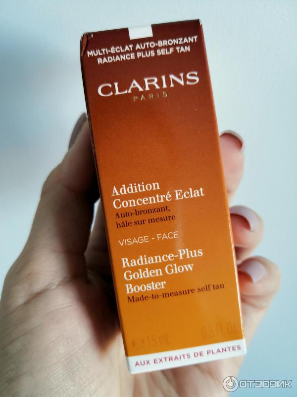 Концентрат с эффектом искусственного загара Clarins Radiance-Plus Golden Glow Booster