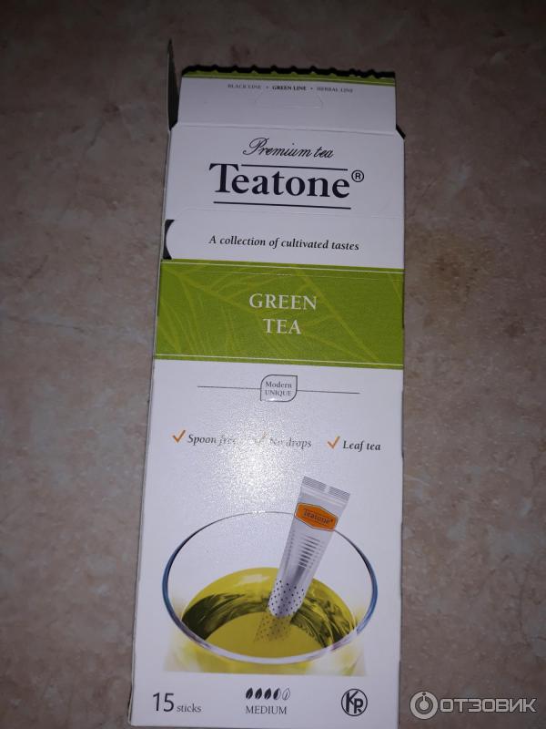 Teatone зеленый чай фото