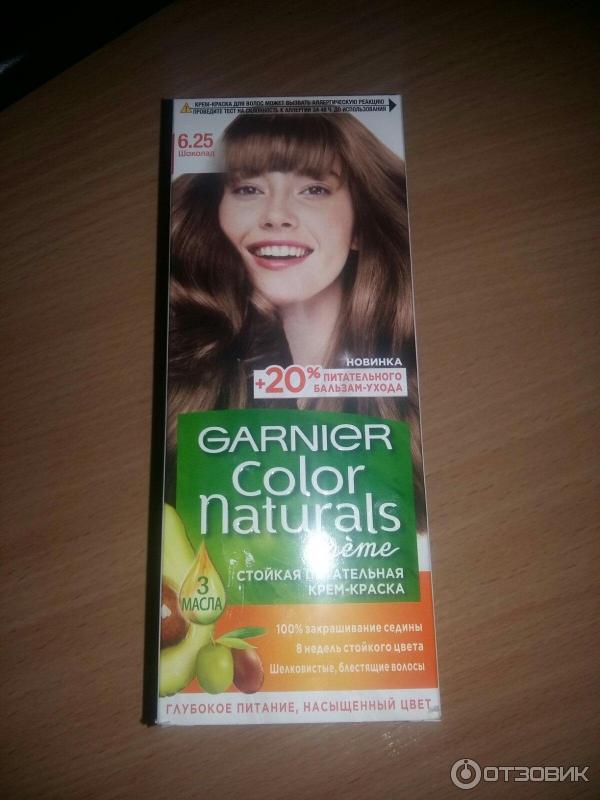 Крем-краска для волос GARNIER Color Naturals 6.25 Шоколад фото