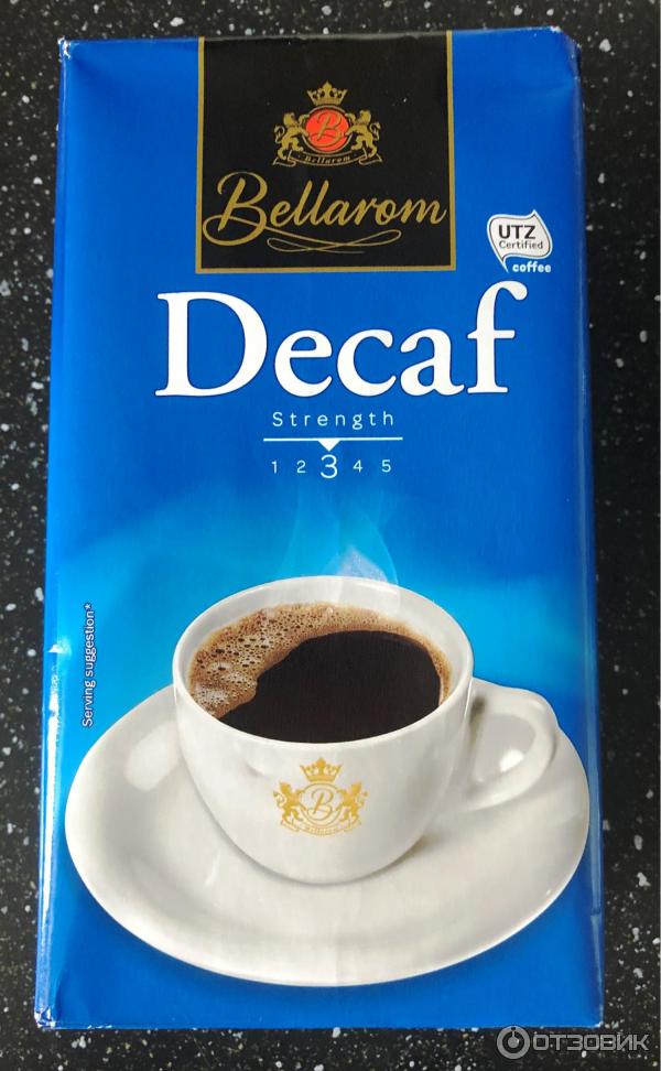 Отзыв о Кофе молотый без кофеина Bellarom "Decaf" | Вкусно, все эфирные ...