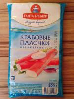 Крабовые палочки охлажденные "Санта Бремор" фото