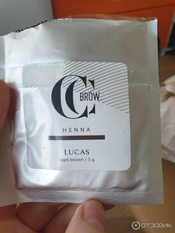 Хна для ресниц и бровей Lucas Cosmetics CC Brow фото