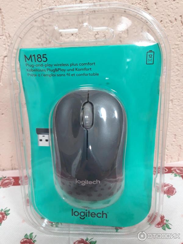 Беспроводная мышь Logitech Wireless Mouse M185 фото