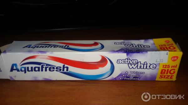 Зубная паста Aquafresh Active White фото