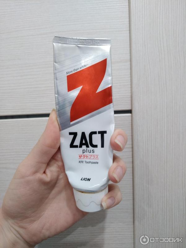 Зубная паста ZACT plus фото