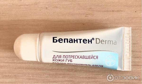 Бальзам-восстановитель для губ Bayer Бепантен Derma фото