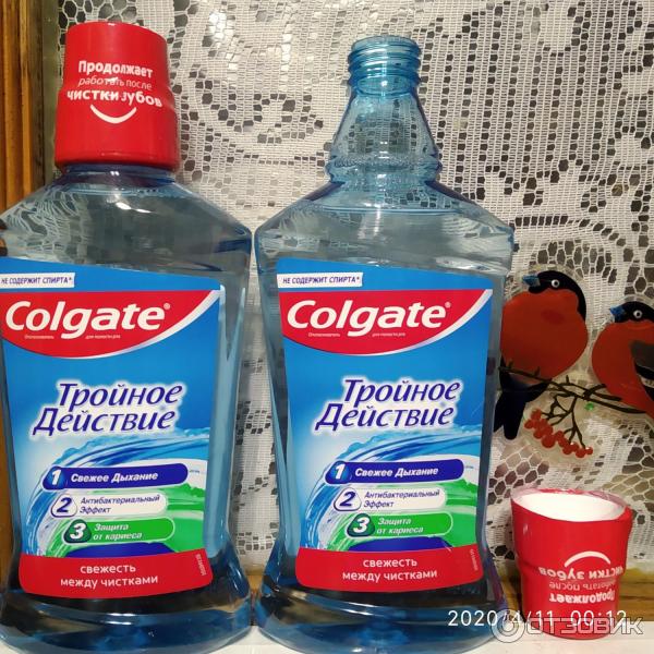 Ополаскиватель для полости рта Colgate Тройное действие фото