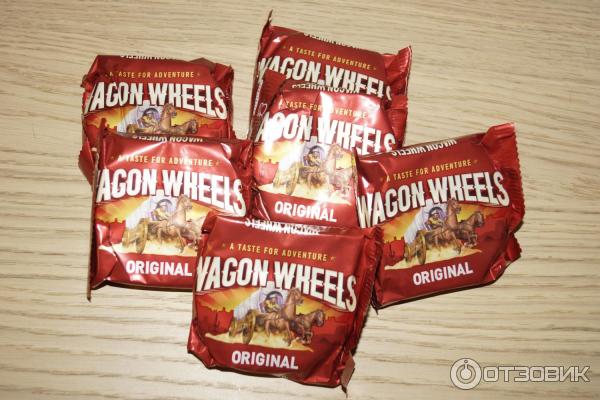 Печенье вагон вилс фото из 90 х Отзыв о Печенье Wagon Wheels Вкус из детства, но уже совсем не тот, да и цена вы