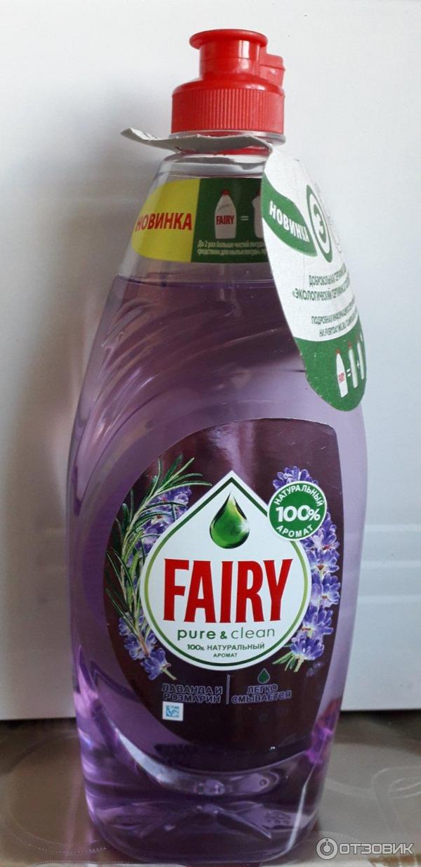 Средство для мытья посуды Fairy Pure&clean фото