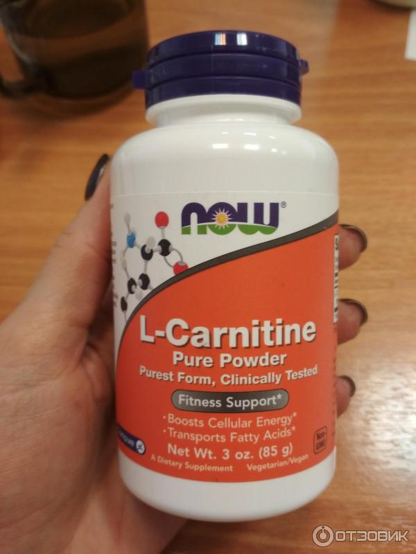 L-карнитин Now Foods L-Carnitine Pure Powder фото