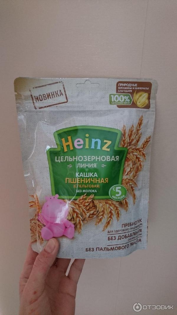 Каша Heinz Цельнозерновая линия Каша пшеничная (спельтовая) фото