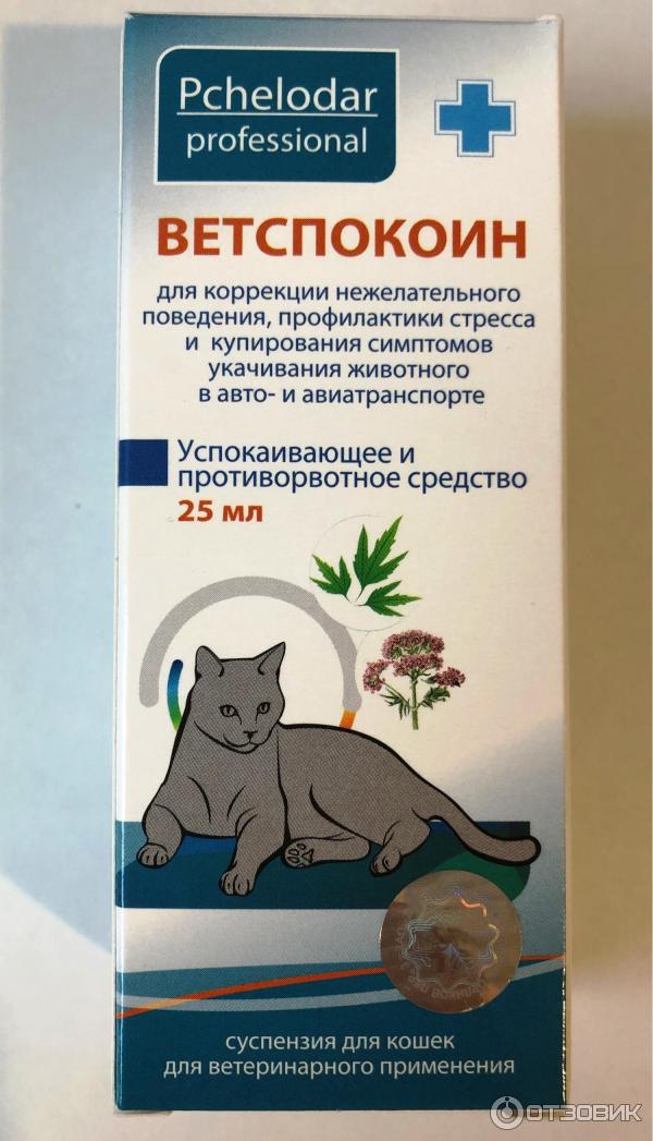 Успокоительное для котов