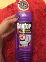 Санитарно-гигиенический гель Sanfor Chlorum для ванн и унитазов фото