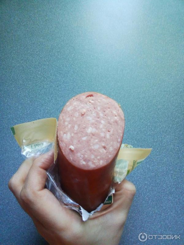 Отзыв о Колбаса варено-копченая Галерея вкуса "Ореховая" | Маме понравилась