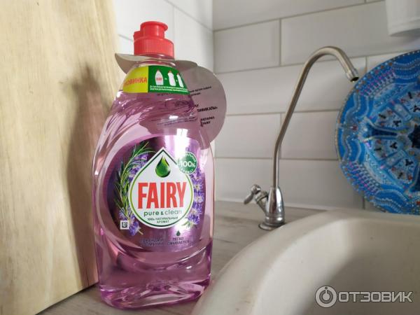 Средство для мытья посуды Fairy Pure&clean фото