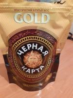 Кофе растворимый Черная карта Gold фото