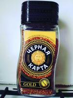 Кофе растворимый Черная карта Gold фото