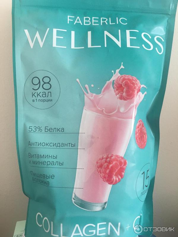 Сухая смесь для приготовления молочного коктейля Faberlic Wellness фото