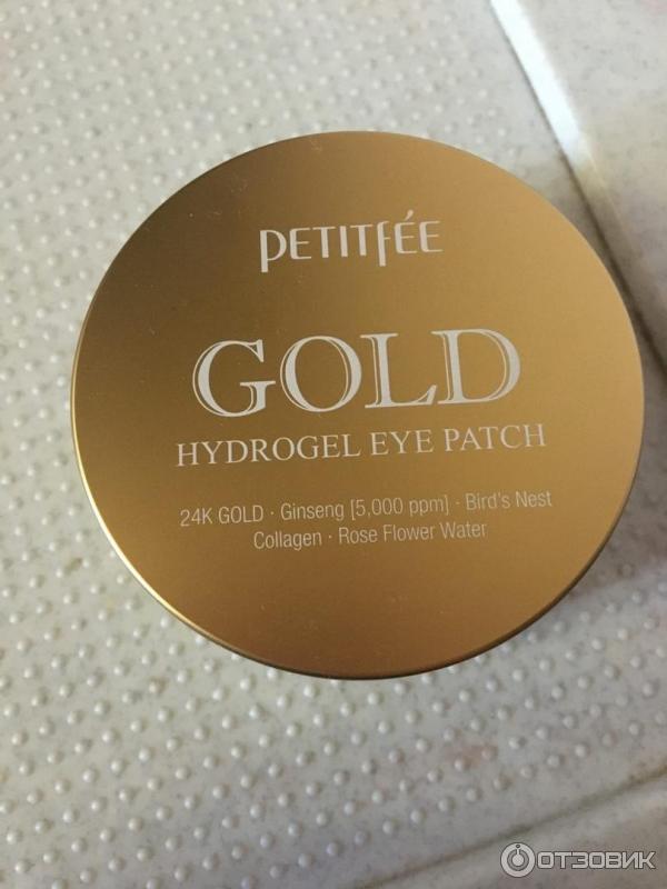 Гидрогелевые патчи Petitfee Gold Hydrogel Eye Patch фото