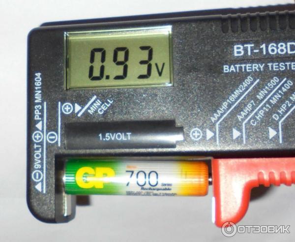 Аккумуляторы GP 700 mAh Ni-Mh ААА 1,2V