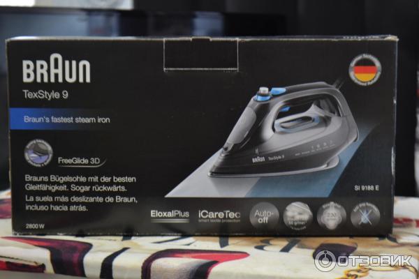 Отзыв о Утюг Braun TexStyle 9 | Braun выпускает действительно хорошие вещи