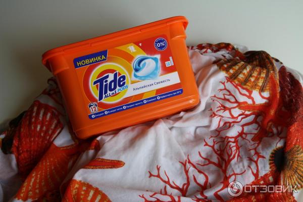 Капсулы для стирки Tide All in 1 Pods Альпийская свежесть фото