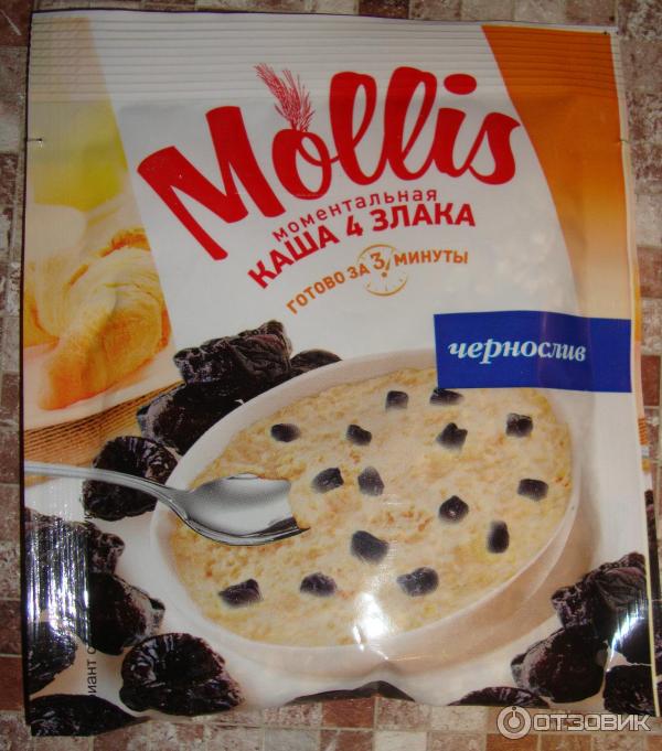 Моментальная каша Mollis 4 злака фото