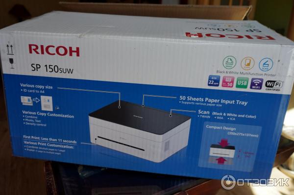 Принтер Ricoh Sp 150suw Купить