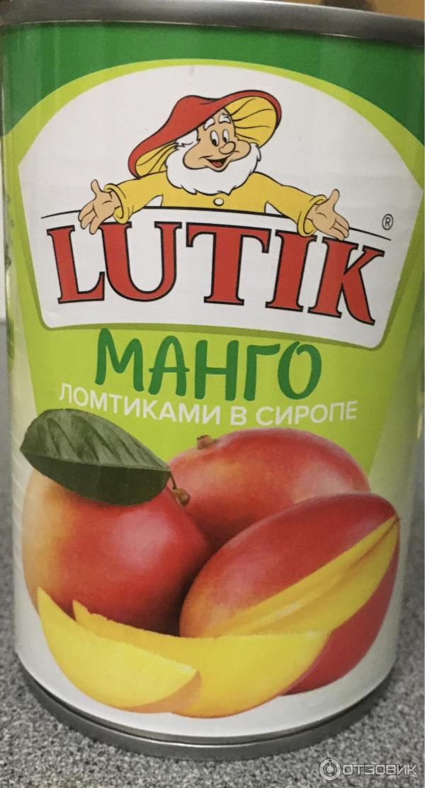 Манго ломтиками в сиропе Lutik фото