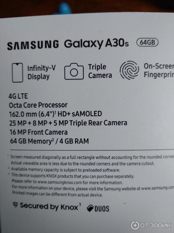 Смартфон Samsung Galaxy A30s фото