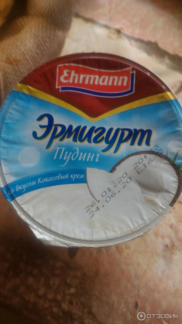 Пудинг Ehrmann Эрмигурт фото