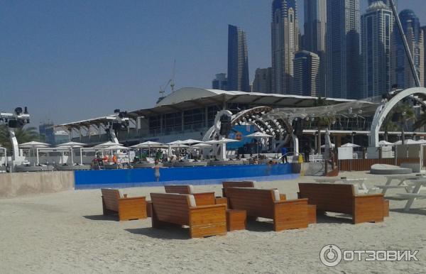 Пляж Dubai Marina beach (ОАЭ, Дубай) фото