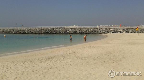 Пляж Dubai Marina beach (ОАЭ, Дубай) фото