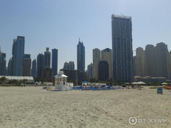 Пляж Dubai Marina beach (ОАЭ, Дубай) фото